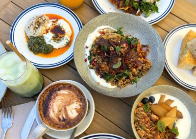 The Cafe coffee shop Bay and Bush Jervis catering corporate leadership retreat conference Bay Restaurant Gunyah Paperbark camp Harleys Where to eat Wild Ginger Husky Pub Hotel Jervis Bay brewery Shoalhaven brekky breakfast coffee brunch lunch catering shoalhaven south coast