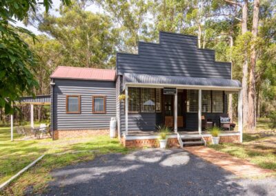 Rustic yet comfortable cottage accommodation near Jervis Bay offering a tranquil bush retreat experience