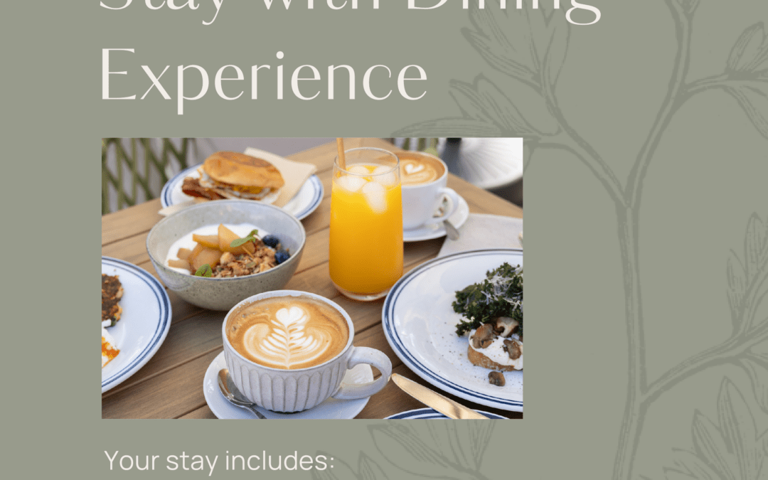 Mother’s Day getaway at Bay and Bush with dining at The Café in Jervis Bay. Shoalhaven, Huskisson Visit NSW Mum gift getaway