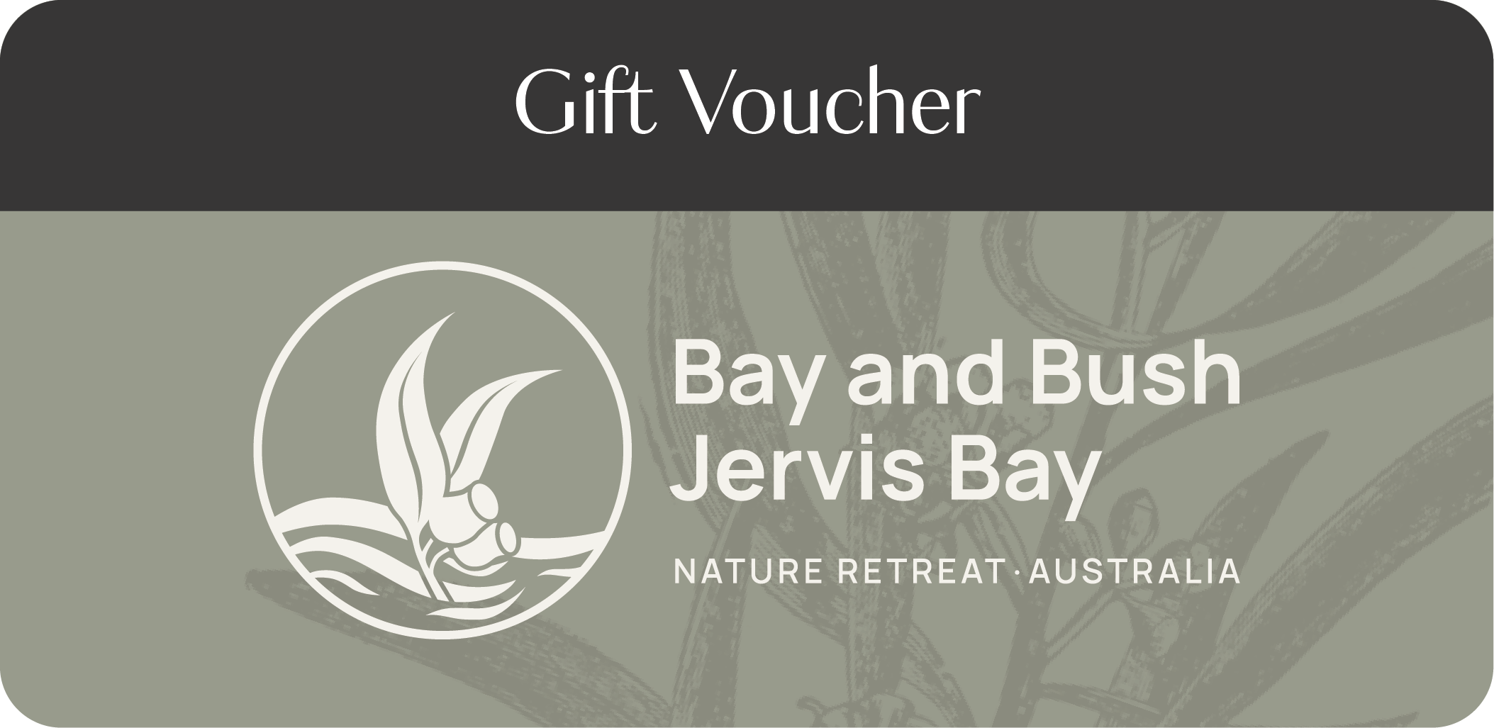 gift voucher card present wedding birthday getaway jervis bay shoalhaven huskisson prefect present mother's day christmas gift special nature retreat yoga