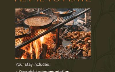 Stay with us and enjoy 50% off our FLAME TO PLATE Feast